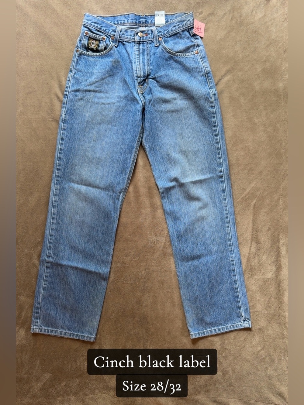 Cinch Men’s Black Label, Light Blue Jeans